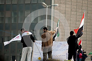 Men in the Arab revolution