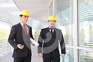 Men Architects on Construction Site