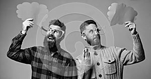Men with beard and mustache mature hipster wear funny eyeglasses. Explain humor concept. Funny story and humor. Comic