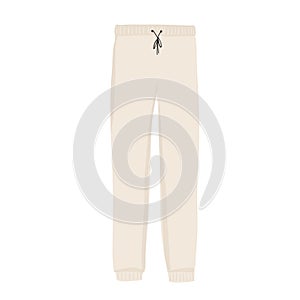 MEN BOYS BOTTOMS WEAR JOGGERS TROUSERS VECTOR Sports trousers Isolated on white,