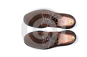 Men brown dress shoes