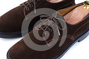 Men brown dress shoes