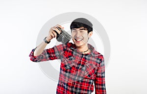 Men and cameras Happy with photography Good-mood photographer ideas, photos for your photography and business