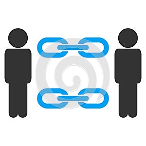 Men Chains Raster Icon