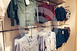 Men clothing store.