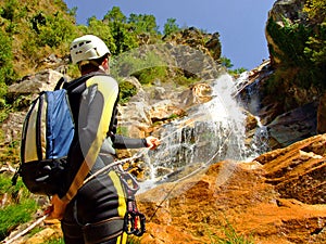 Men descending