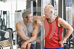 Men At The Gym Together