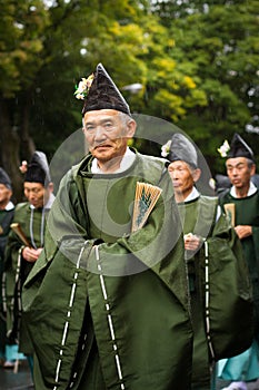 Men at Jidai Matsuri Festival