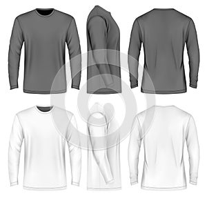 Men long sleeve t-shirt .