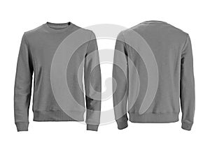 Men long sleeve t-shirt isolated on white