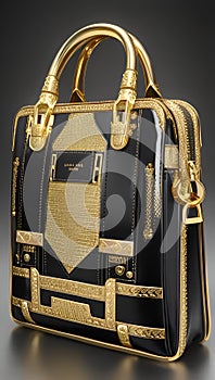 Men Luxurious laptop bag hd 7d futuristic men's laptop bag