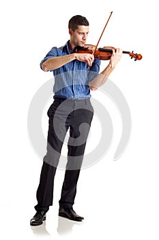 Hombres violín 