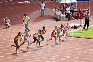 Men's 100 Meters for Visually Impaired Persons