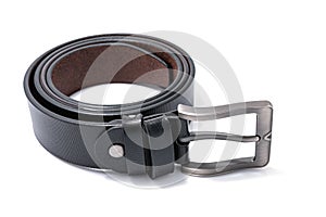 Men`s Belt isolated on a white background