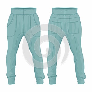 Men`s blue sweatpants