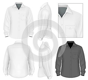 Men's button down shirt long sleeve