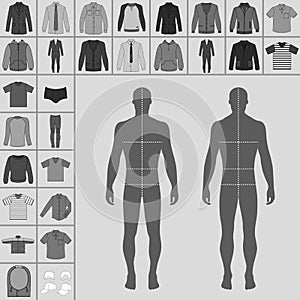 Men`s clothing set