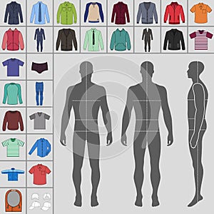 Men`s clothing set