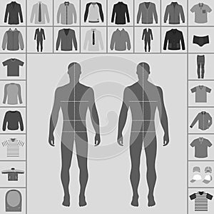 Men`s clothing set