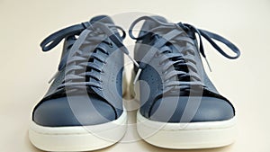 Men`s fashion shoes blue, Casual design
