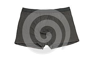 Men\'s grey underpants isolated on a white background