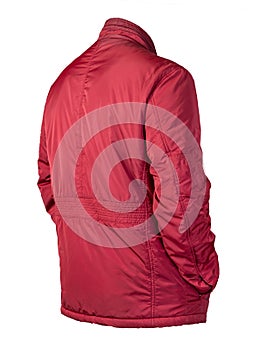 Men`s jacket    isolated on a white background. Windbreaker jacket
