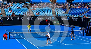 Men`s legends tennis match, Australian open 2019