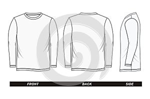 Men`s shirt long Sleeve image photo