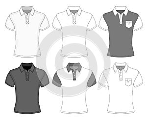 Men's short sleeve polo shirt