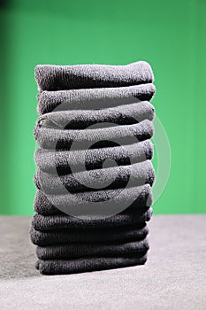 Men`s socks - close up of black cotton knit