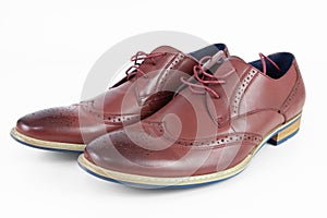 Men`s stylish red shoes
