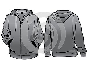 Men's sweatshirt template