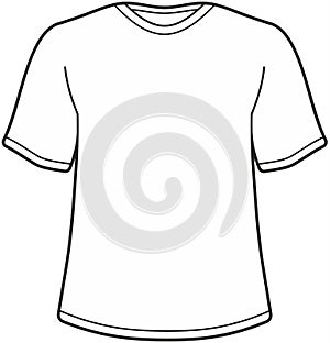 Men's t-shirt illustration