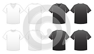Men's T-shirt Templates-Series 1