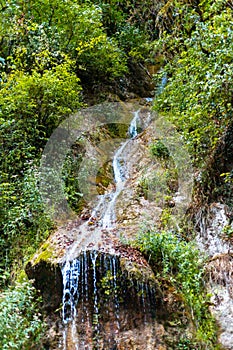 Men's tears waterfall at Ritsa National Reserve, Abkhazia