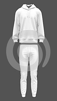 Men\'s Tracksuit: Pullover hoodie and pants