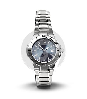 Men's wrist watch isolated