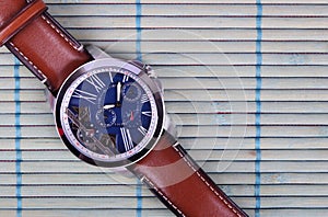 Men`s Wristwatch with Strap