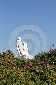 Men at sea in Esbjerg, Denmark