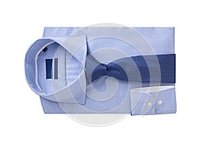 Men shirt clothing with tie isolated on white