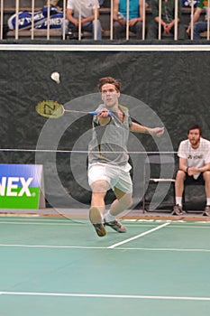 Men singles badminton