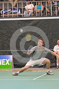 Men singles badminton
