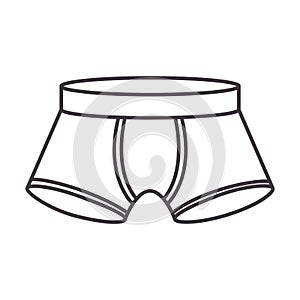 men swimming trunks icon flat