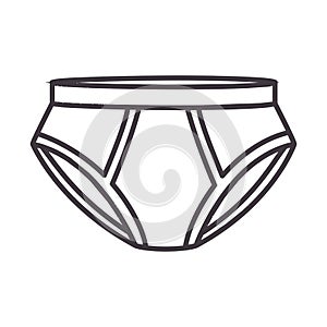 men swimming trunks icon flat