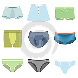 Men underpants vector design illustration