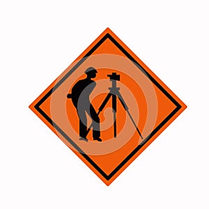 Men Work Road,Under Construction Traffic Road Sign,Vector Illustration, Isolate On White Background,Symbol, Icon