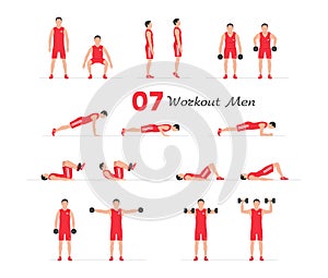 Men workout set