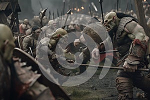 Menacing Horde: A Gathering of Fearsome Orcs