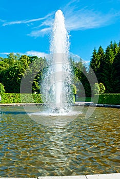 Menager Fountain in Peterhof Park photo