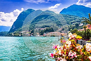Menaggio, Italy - Beautiful italian Lago di Como in Lombardy photo